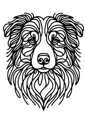 Dog Breed SVG, Spaniel SVG, Belgian shepherd SVG, Staffordshire Terrier SVG, Foxhound SVG, Dog Silhouette, Dog head SVG, Pet SVG, Canine SVG, Australian Terrier SVG, Cut file for Cricut PNG, JPG, SVG