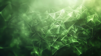 Light green abstract background, elegant background with polygons, and frame background