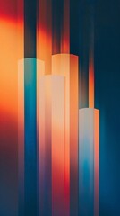 Obraz premium Abstract Background with Colorful Lines and Shapes