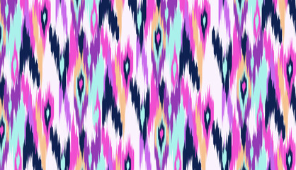 geometric ethnic vintage texture vector art design. textile fashion pattern line ikat seamless pattern and batik fabric texture asian background wallpaper geometry indian. Ethnic abstract ikat art .