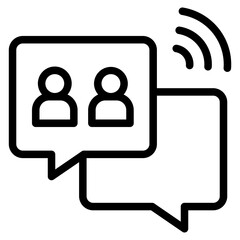 Video conference icon