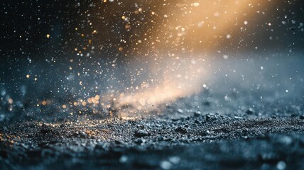 Hazardous of synthetic Chemical Toxic concept: chemical element in a volatile state, emitting toxic fumes and vibrant neon colors,