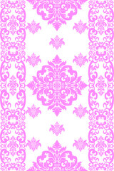 Damask seamless vector background. Flower seamless pattern with abstract and traditional motifs. Perfect for textile design, wallpaper, digital backgrounds