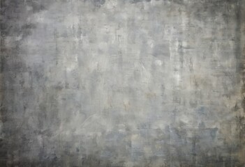 large gray and white painting on wall