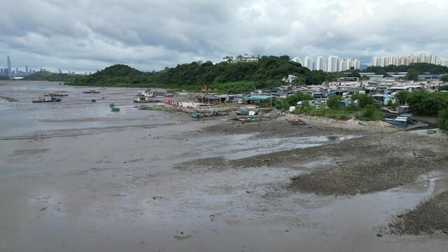a Lau Fau Shan Seafood Fishing Village, Feb 18 2023