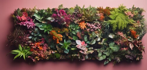 wall flowers and plants