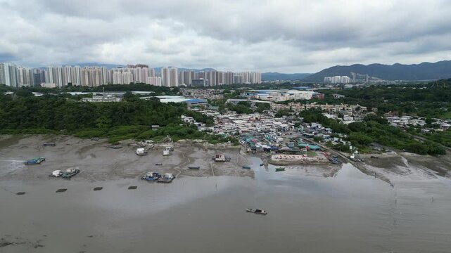 a Lau Fau Shan Seafood Fishing Village, Feb 18 2023