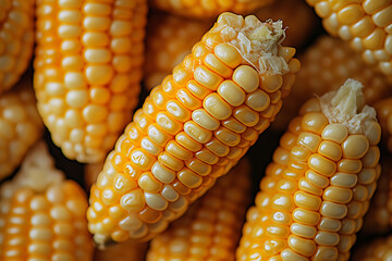 close up of Corn cob 