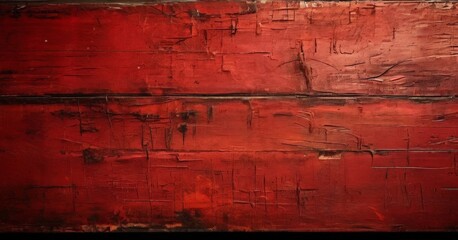 Fototapeta premium painting red paint on black background