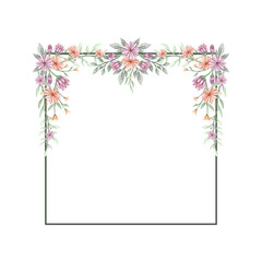 Obraz premium Floral Arrangement perfect for your design need, for invitation, pattern, border, and background