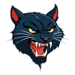 Obraz premium illustration of cat head