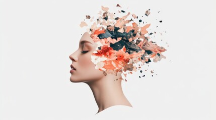 A Surreal Representation of Creativity and Imagination Unleashed from the Mind's Depths