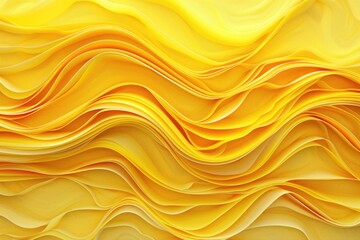 Fototapeta premium The image is a yellow wave with a lot of texture