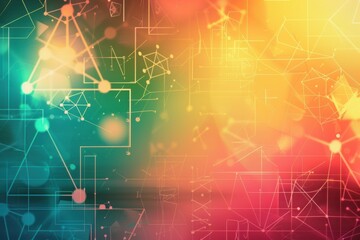 Obraz premium Blurred abstract school background, soft focus on classroom interior and desks