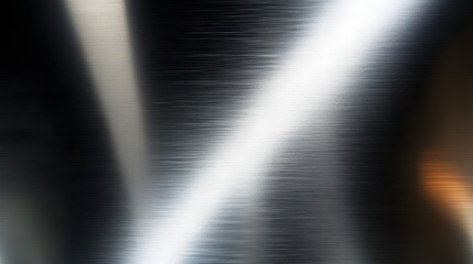 60. Smooth, reflective stainless steel surface