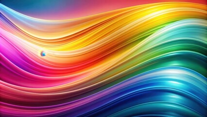 Fototapeta premium Abstract colorful background with smooth, flowing waves , vibrant, abstract, background, colorful, vibrant, flowing, waves