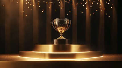 Winner award podium prize silver gold trophy win champion pedestal first stage bronze sport. 