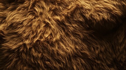 Naklejka premium 54. Soft, plush teddy bear fur with detailed texture