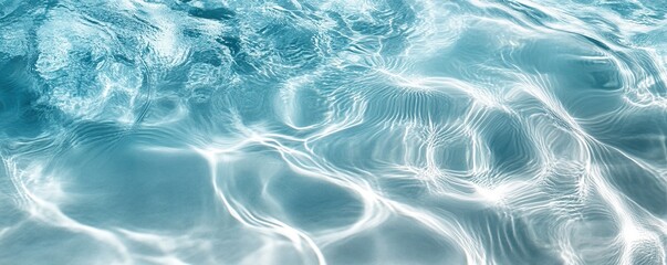 Obraz premium A serene image of sparkling water, capturing the light reflections and gentle waves, perfect for tranquil themes and natural beauty.