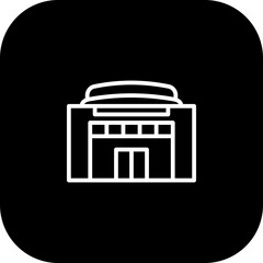 Community Center Vector Icon Design