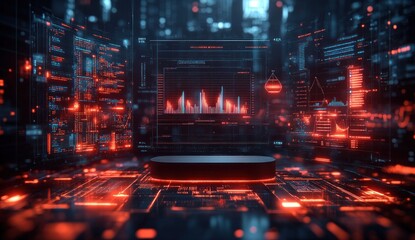 Cyberpunk Data Center Platform