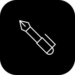 Fototapeta premium Fountain Pen Vector Icon Design