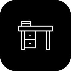Desk Vector Icon Design