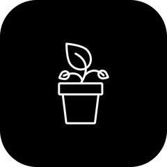 Plant Vector Icon Design