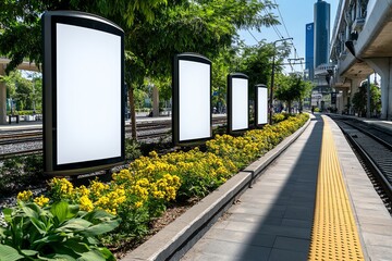 Advertising board, double-sided, increased visibility maximizes exposure by reaching traffic from multiple directions