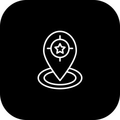 Favorite Destination Vector Icon Design