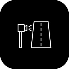 Speed Trap Vector Icon Design