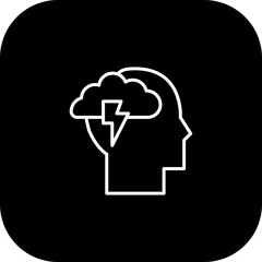 Anxiety Vector Icon Design