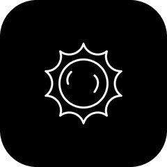 Sun Vector Icon Design