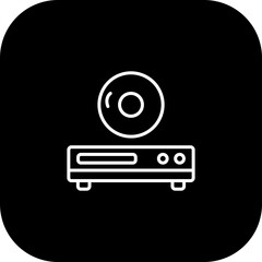 Cd Player Vector Icon Design
