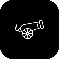 Cannon Vector Icon Design