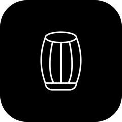 Barrel Vector Icon Design
