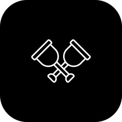 Crutch Vector Icon Design