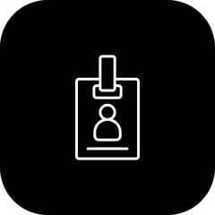 Obraz premium Id Card Vector Icon Design