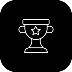Trophy Vector Icon Design