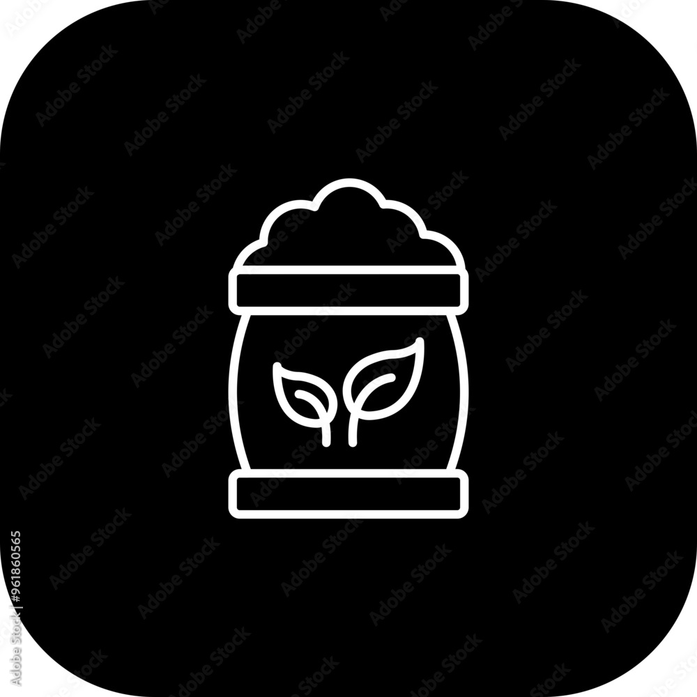 Poster fertilizer vector icon design