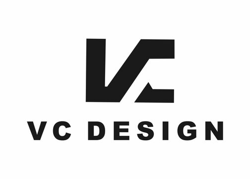 letter vc logo, design, vector, illustration, creative icon, template