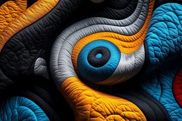 African pattern, vibrant palette, emotional resonance evokes feelings of joy, celebration, and community