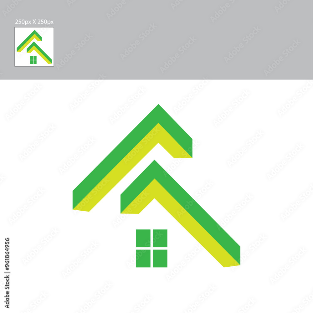 Wall mural home logo company [vector], logo