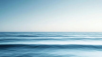 Waves of light fading into the distance, infinite calm, calming flow, endless tranquility