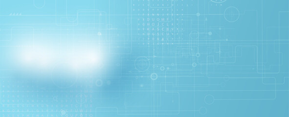 Naklejka premium Infinite storage, endless possibilities with cloud technology
