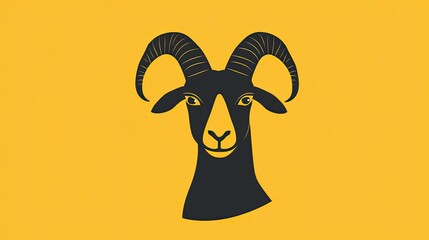 A goat icon with curved horns, representing goat farming and dairy production.