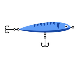 Fish Hook Illustration Suitable for fishing theme design as well as fishing supplies store