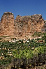 Réserve naturelle, Los Malos de Riglos, Aragon, Espagne