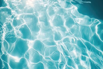 Abstract Water Surface with Sun Reflections