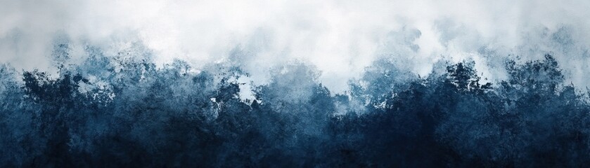 Obraz premium A stunning abstract representation of dark waves blending into a serene sky, perfect for evoking emotion and depth in design.